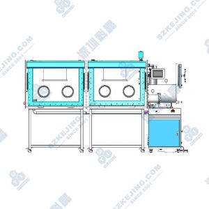 双节双面四工位手套箱