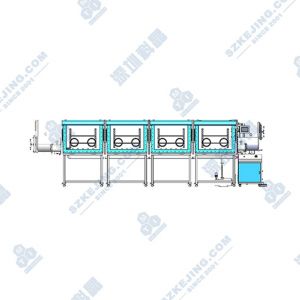 前开门式四节单面四工位手套箱